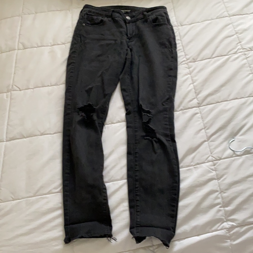 Black Ripped Jeans - Picture 2 of 4